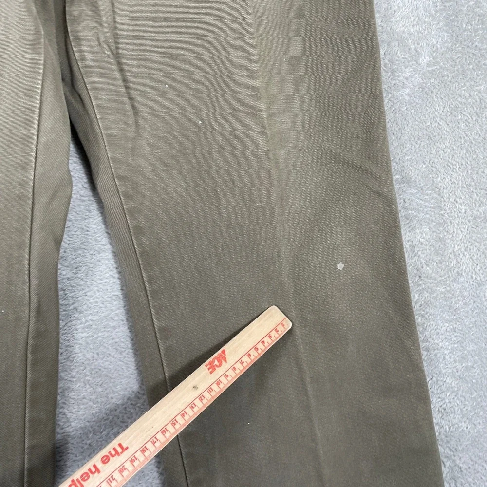 Dickies Carpenter Pants Mens 44x32 Brown Duck Canvas Utility Workwear Skater - Picture 5 of 15